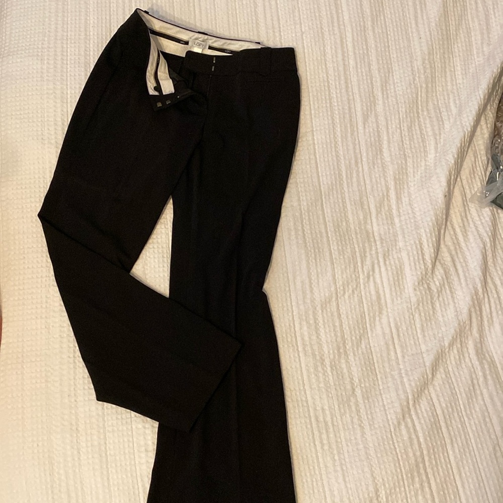 Loft Julie black dress pants, size 8, excellent condition